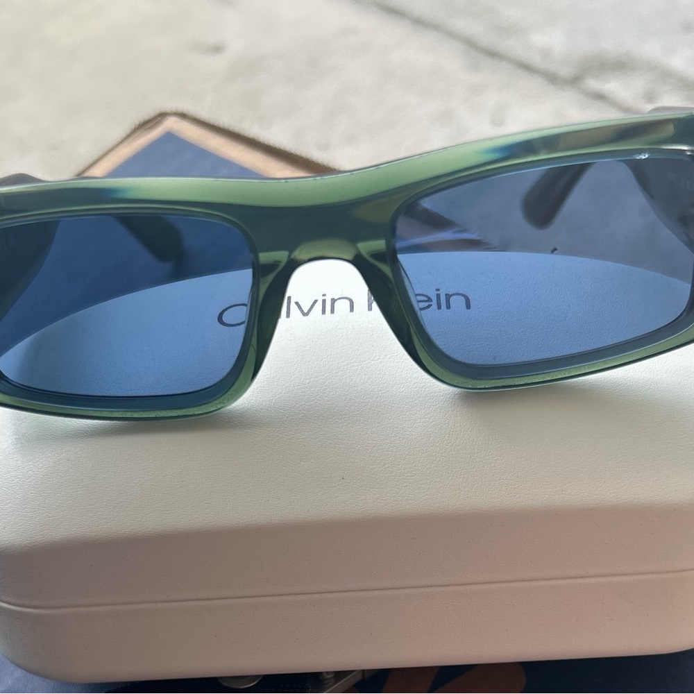 Calvin Klein Green Sunglasses
